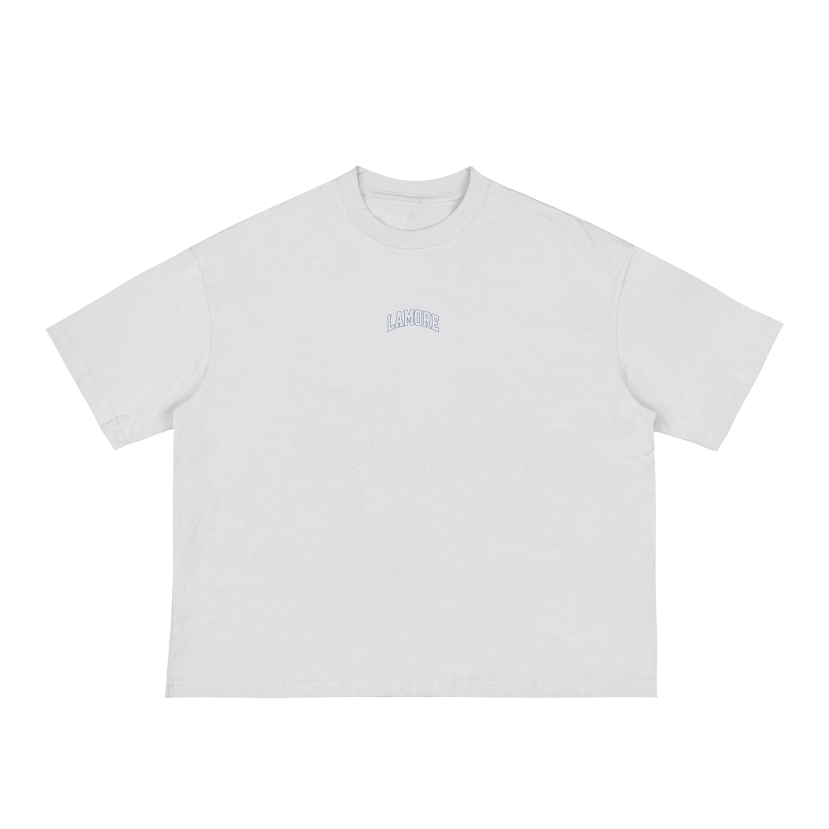 CURVED LOGO BOXY TEE - NAVY