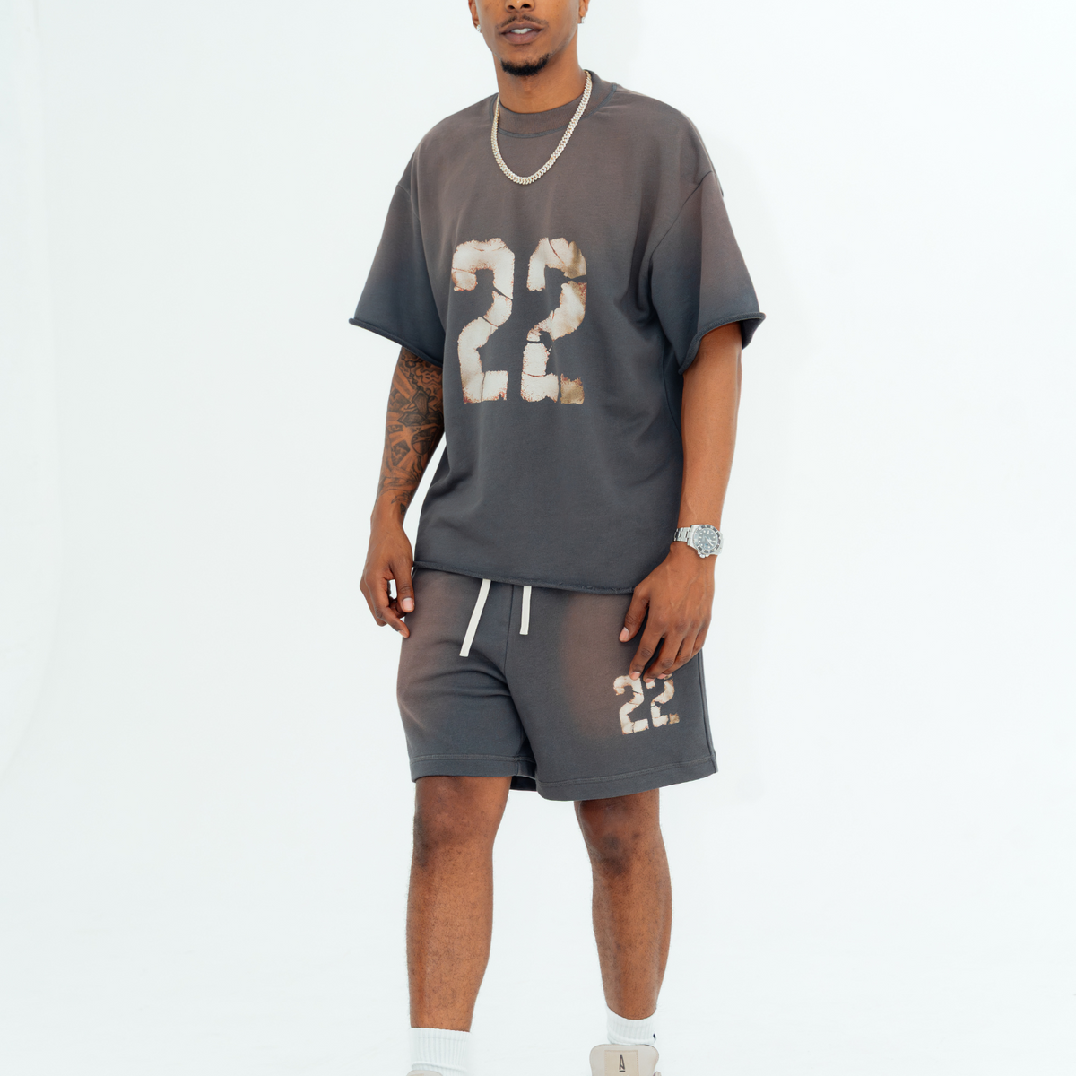 '22' SHIRT -DARK GRAY