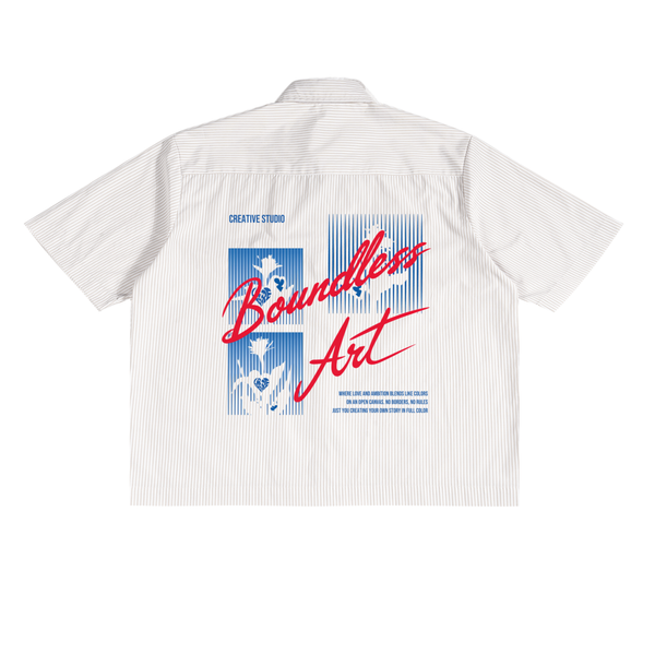 BOUNDLESS ART SHIRT - WHITE