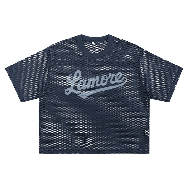LAMORE MESH JERSEY - NAVY