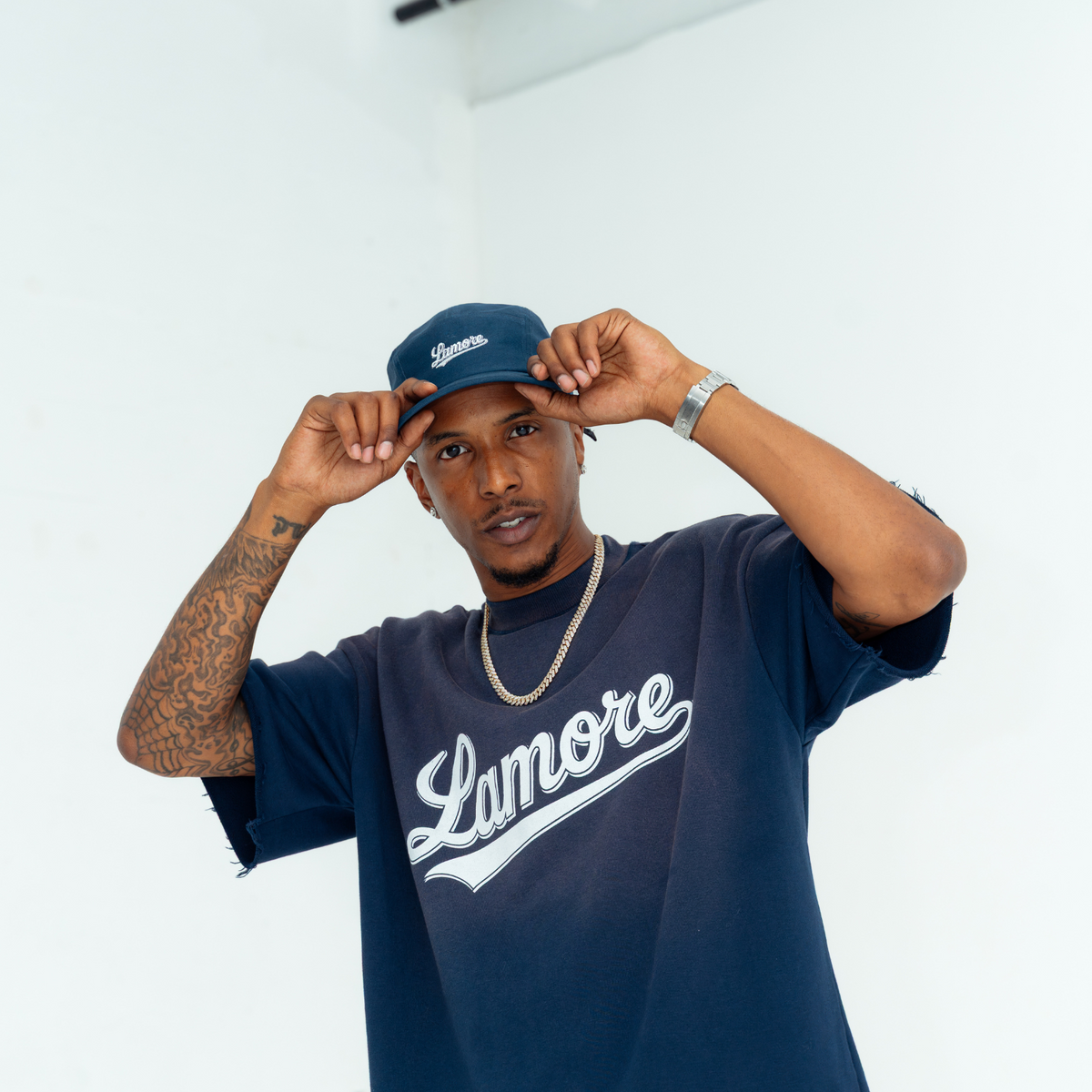 FADED SWEAT SHIRT - NAVY