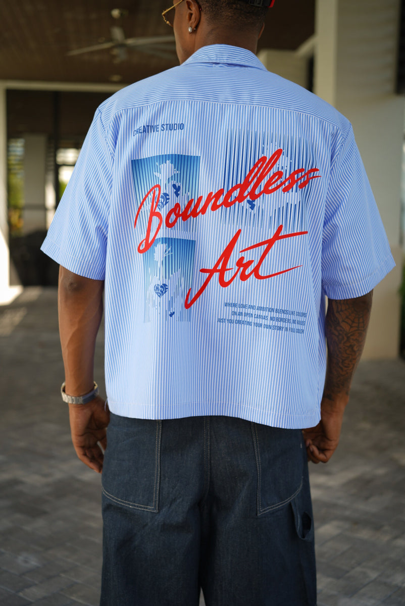 BOUNDLESS ART SHIRT - BLUE