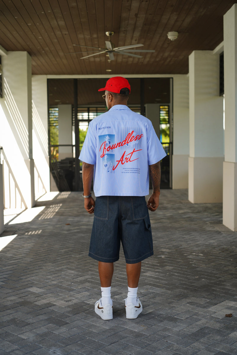 BOUNDLESS ART SHIRT - BLUE
