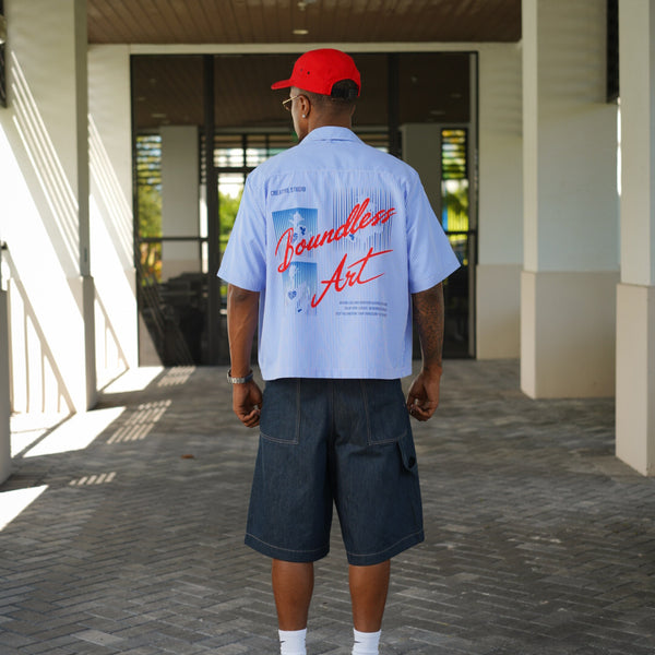 BOUNDLESS ART SHIRT - BLUE