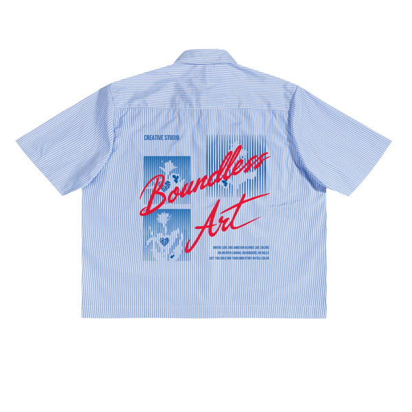 BOUNDLESS ART SHIRT - BLUE